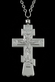 Наперсный крест Господь Вседержитель с серебрением