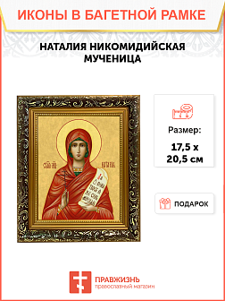 Образ святой Наталии Никомидийской, мученицы, 10Н3