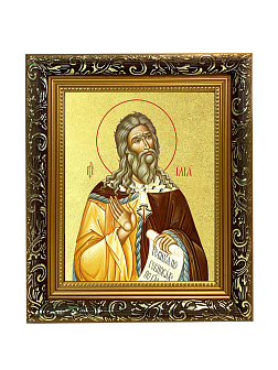 Икона "Илия Пророк Фесвитянин", св., с золочением поталью, 09И8-УЛ