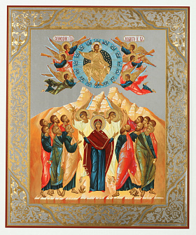 Икона на оргалите №1 30х40 двойное тиснение, Праздники (к-т 13 шт) Праздники