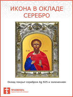 Икона Леонид святой мученик