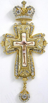 Крест наперсный №118 / золочение