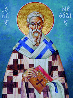 Икона под старину Мефодий