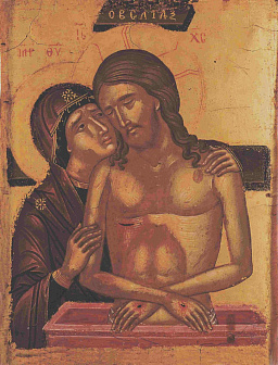 Икона Не Рыдай Мене, Мати (Оплакивание Христа)