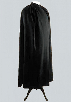 Мантия монашеская полушерсть без шлейфа воротник с отстрочкой Мантия монашеская полушерсть без шлейфа воротник с отстрочкой