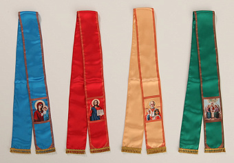 Закладка в Апостол шелк сублимационная печать