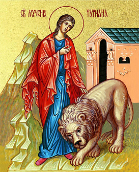 Икона "Татьяна", св. мц., с золочением поталью, 10052-УЛ_SKL_KRA