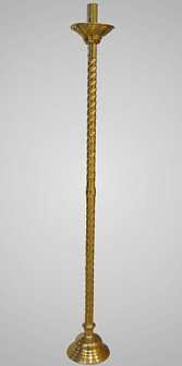 Свеча диаконовская удлиненная на подставке лак