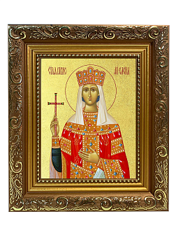 Икона "Елена", св. равноап. царица, с золочением поталью, 10016-УЛ