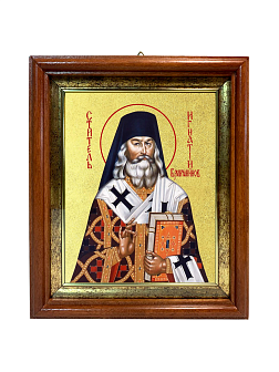 Икона "Игнатий Брянчанинов", свт., с золочением поталью, 09039-УЛ Икона "Игнатий Брянчанинов", свт., с золочением поталью, 09039-УЛ