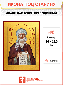 Икона Иоанна Дамаскина