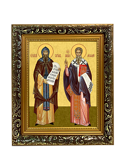 Образ святых Кирилла и Мефодия, равноапостольных учителей словенских, 09КМ1