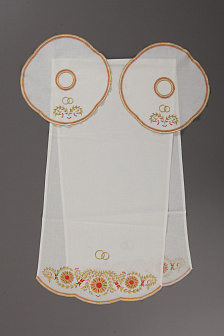 Рушник венчальный вышитый и прихватки №5