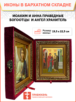 Образ святых Иоакима и Анны, праведных богоотцов (родителей Пресвятой Богородицы), 09ИА1