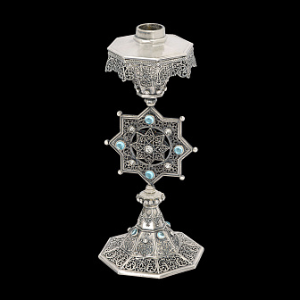 Подсвечник №19 литьевой / серебрение