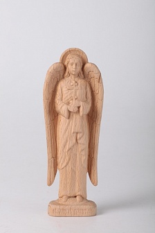 Скульптура деревянная Св. Ангел Хранитель (бук, воск)