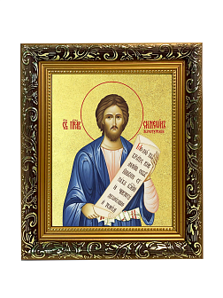 Икона "Симеон Верхотурский", св. прав., с золочением поталью, 09С12-УЛ