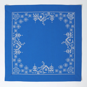 Салфетка церковная рождественская вышитая №4