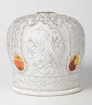 Митра №014 глазет вышивка а/м фоторамки стр.дор. в футляре