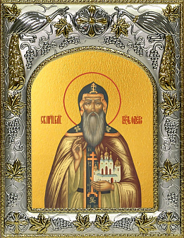 Икона складень Олег Брянский князь и Ангел Хранитель 112