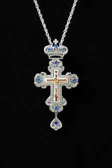 Крест наперсный № 94 /серебрение/