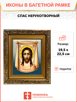 Образ Господа Иисуса Христа "Спас Нерукотворный", 02С3 Образ Господа Иисуса Христа "Спас Нерукотворный", 02С3