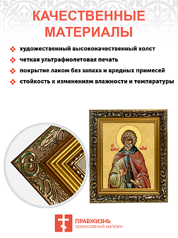 Образ святого Моисея Мурина Эфиопского, преподобного иеромонаха, 09М2 Образ святого Моисея Мурина Эфиопского, преподобного иеромонаха, 09М2