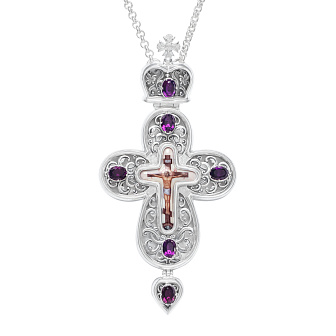 Крест наперсный №141 серебро (УИН)