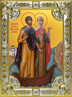 Икона Петр и Феврония благоверные кнн.