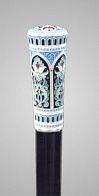 Посох №1 неразборный серебро филигрань, эмаль (УИН)