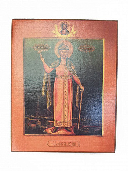 Икона под старину Благоверный князь Мстислав