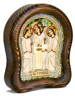 Икона Святая Троица из бисера