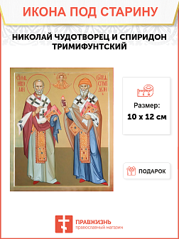 Икона Николая и Спиридона