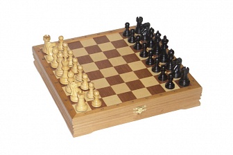 Шахматы классические малые деревянные (высота короля 2,75")