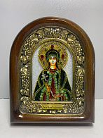 418 Именная икона Иулия(Юлия) Карфагенская бисер дерево 418 Именная икона Иулия(Юлия) Карфагенская бисер дерево