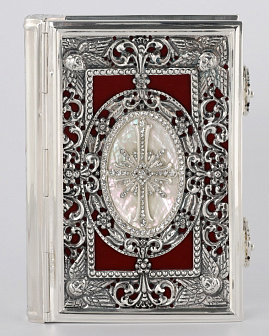 Евангелие требное / 140*180 / гальванопластика, ручная гравировка серебро (УИН)