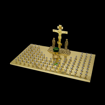 Крышка панихидного стола 106 свечей