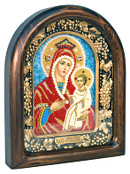 Икона Пресвятой Богородицы СКОРОПОСЛУШНИЦА (БИСЕР)