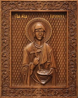 Икона ПАРАСКЕВА Пятница, Великомученица (РЕЗНАЯ)