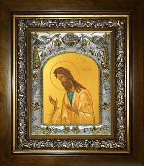 Икона Иоанн Предтеча Креститель Господень (Иван), в деревяном киоте