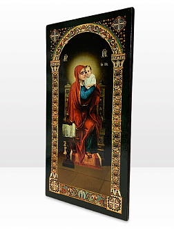 Царская икона 056 Божия Матерь на троне большая