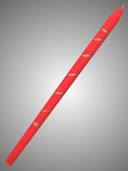 Свеча выносная 0.8кг красная