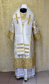 Облачение архиерейское №097 шелк натуральный вышитый галун а/м