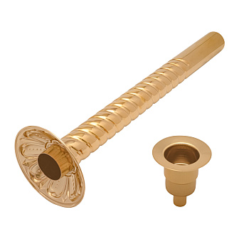 Свеча диаконская золочение