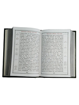 Подарочный набор книг в кожаном переплете: Библия 03.10 и Новый Завет 07.01 зеленый