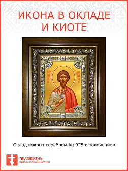 Икона Емилиан Доростольский мученик Икона Емилиан Доростольский мученик