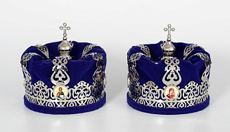 Венцы №1 латунь с тулией никель (пара)