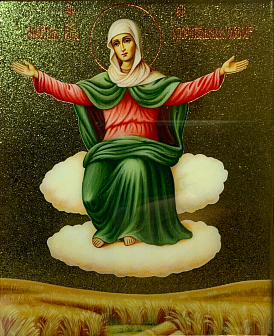 Икона Спорительница хлебов Божия Матерь