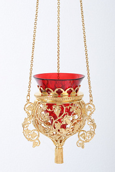 Лампада подвесная №87 золочение