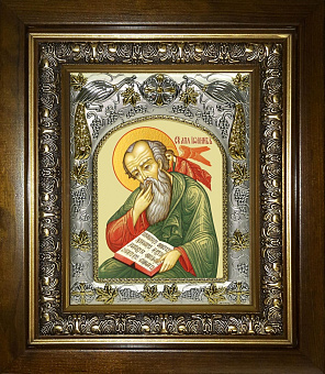 Икона Иоанн Богослов апостол(Иван), в деревяном киоте Икона Иоанн Богослов апостол(Иван), в деревяном киоте